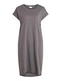 VIDREAMERS S/S KNEE DRESS medium grey melange