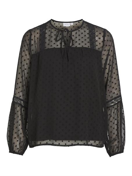 VIEDEE L/S TOP - NOOS black