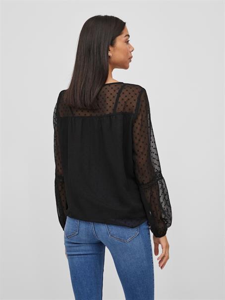 VIEDEE L/S TOP - NOOS black