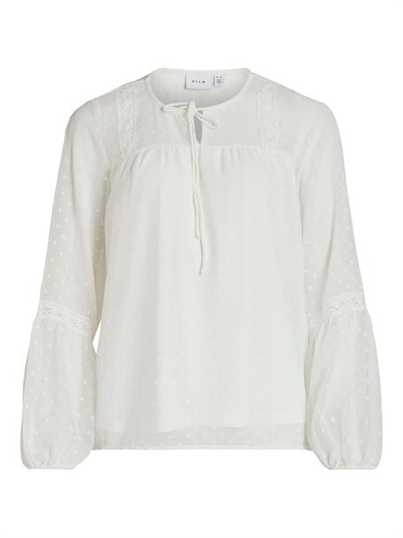 VIEDEE L/S TOP - NOOS snow white