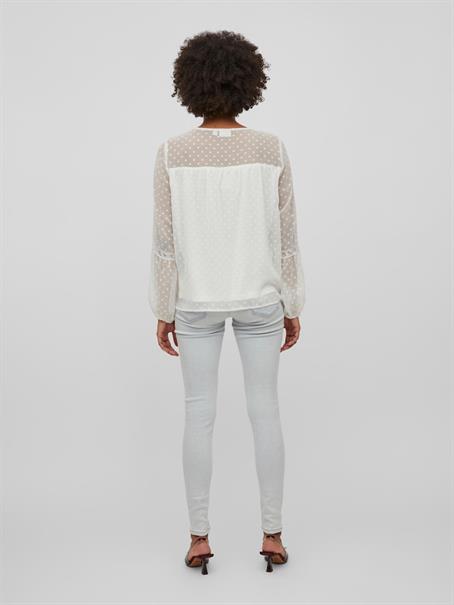 VIEDEE L/S TOP - NOOS snow white