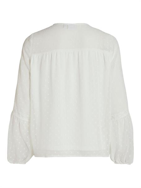 VIEDEE L/S TOP - NOOS snow white