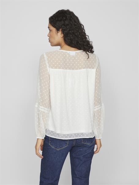 VIEDEE L/S TOP - NOOS snow white