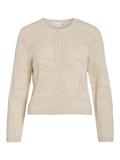 VIEILEEN O-NECK L/S KNIT CARDIGAN/PB birch