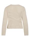 VIEILEEN O-NECK L/S KNIT CARDIGAN/PB birch