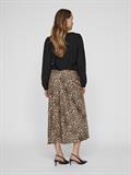 VIELLETTE HW MIDI SKIRT - NOOS caramel café