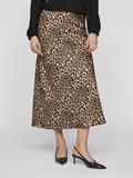 VIELLETTE HW MIDI SKIRT - NOOS caramel café