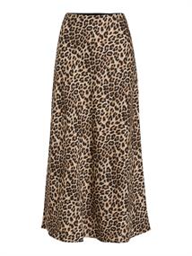 VIELLETTE HW MIDI SKIRT - NOOS caramel café