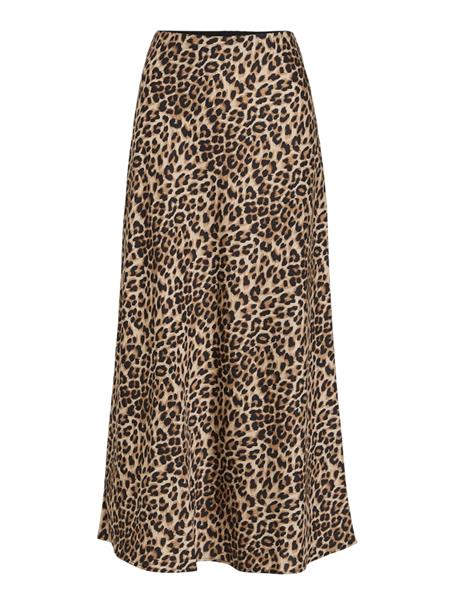 VIELLETTE HW MIDI SKIRT - NOOS caramel café