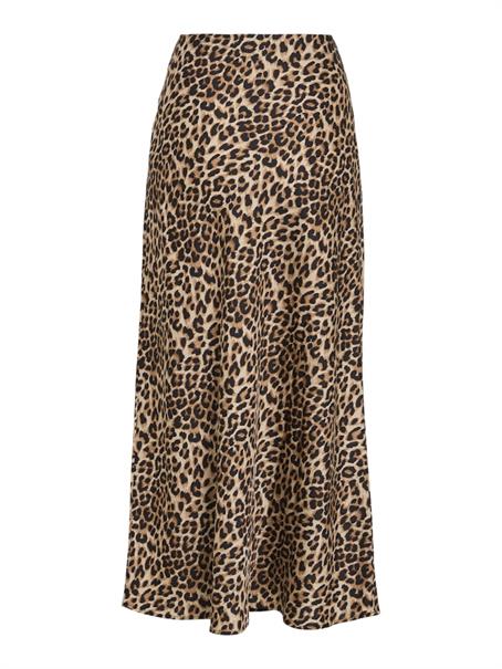 VIELLETTE HW MIDI SKIRT - NOOS caramel café