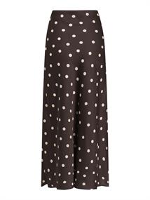 VIELLETTE HW MIDI SKIRT - NOOS coffee bean