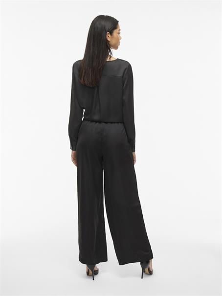 VIELLETTE HW WIDE PANTS-NOOS black