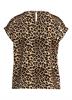 VIELLETTE S/S FULL SATIN TOP - NOOS caramel café