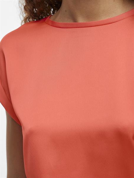 VIELLETTE S/S SATIN TOP - NOOS dubarry