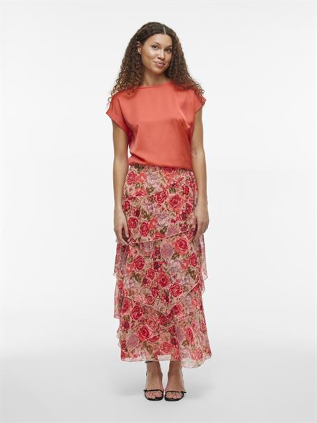 VIELLETTE S/S SATIN TOP - NOOS dubarry