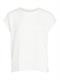 VIELLETTE S/S SATIN TOP - NOOS snow white