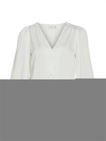 VIELLETTE V-NECK L/S SHIRT - NOOS snow white