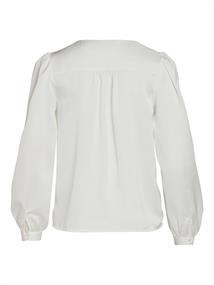 VIELLETTE V-NECK L/S SHIRT - NOOS snow white