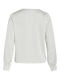 VIELLETTE V-NECK L/S TOP - NOOS snow white