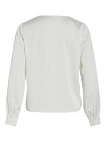 VIELLETTE V-NECK L/S TOP - NOOS snow white