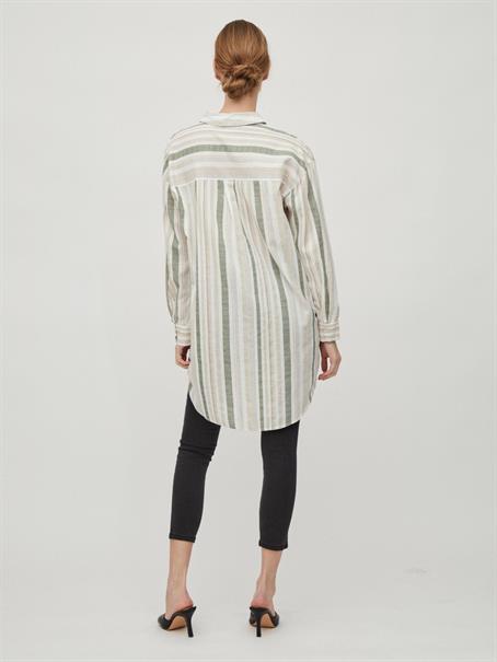 VIETNI L/S LONG SHIRT cloud dancer