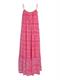 VIFALIA KIRA S/L ANCLE DRESS/SU pink yarrow