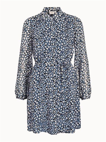 VIFALIA ROE L/S SHORT SHIRT DRESS/SU/PB true blue