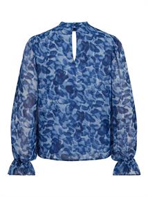 VIFALIA ROE L/S TOP/SU/PB true blue