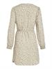 VIFALIA SMOCK V-NECK L/S DRESS - NOOS birch