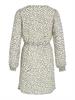 VIFALIA SMOCK V-NECK L/S DRESS - NOOS egret