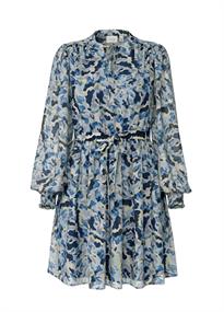 VIFALIA TWI L/S SHORT DRESS/DFS cornstalk