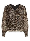 VIFALIA V-NECK L/S TOP black