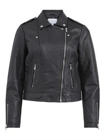 VIFELI LEATHER JACKET/SU - NOOS black