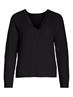 VIFEMME L/S V-NECK LACE KNIT CARDIGAN black