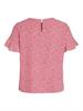 VIFINI FLOUNCE S/S TOP - NOOS pink yarrow