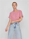 VIFINI FLOUNCE S/S TOP - NOOS pink yarrow