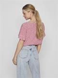 VIFINI FLOUNCE S/S TOP - NOOS pink yarrow