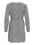 VIFINI V-NECK L/S SHORT DRESS/SU - NOOS black-lilia