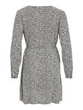 VIFINI V-NECK L/S SHORT DRESS/SU - NOOS black-lilia