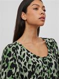 VIFINI V-NECK L/S TOP - NOOS mineral green