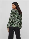 VIFINI V-NECK L/S TOP - NOOS mineral green