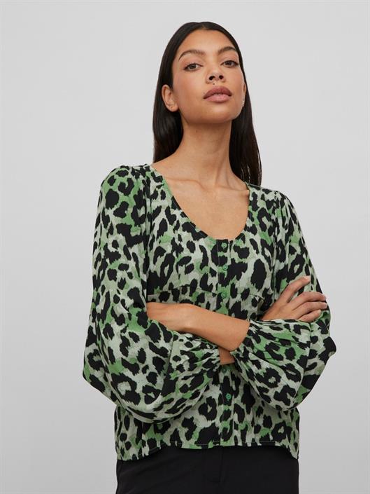vifini-v-neck-l-s-top-noos-mineral-green