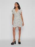 VIFINI WRAP S/S SHORT DRESS - NOOS birch