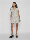 VIFINI WRAP S/S SHORT DRESS - NOOS birch