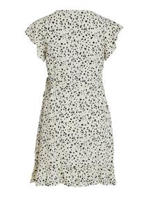 VIFINI WRAP S/S SHORT DRESS - NOOS birch