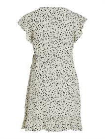 VIFINI WRAP S/S SHORT DRESS - NOOS birch