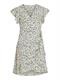 VIFINI WRAP S/S SHORT DRESS - NOOS birch