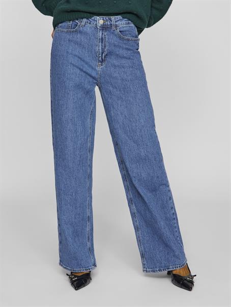 VIFREYA JAF HW WIDE JEANS - NOOS medium blue denim