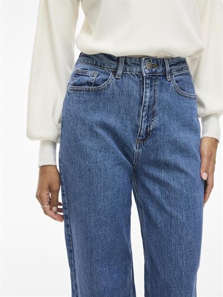 VIFREYA JAF HW WIDE JEANS - NOOS medium blue denim