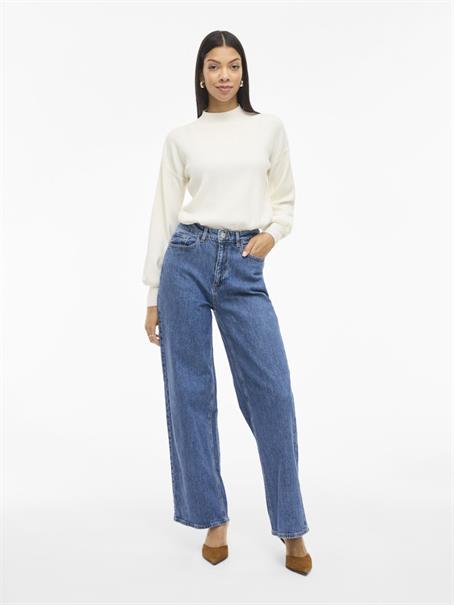 VIFREYA JAF HW WIDE JEANS - NOOS medium blue denim